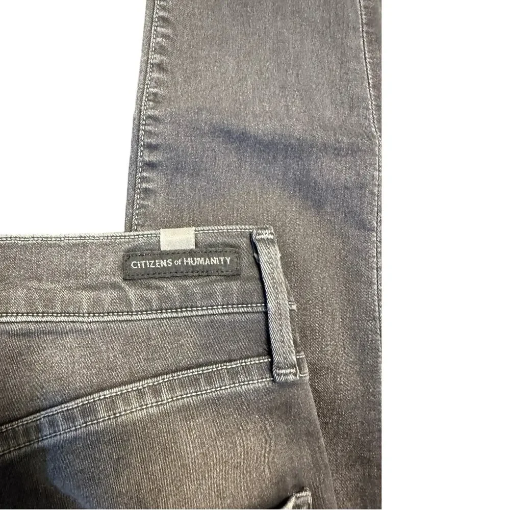 Citizens of humanity rocket high rise skinny black jeans sz 26